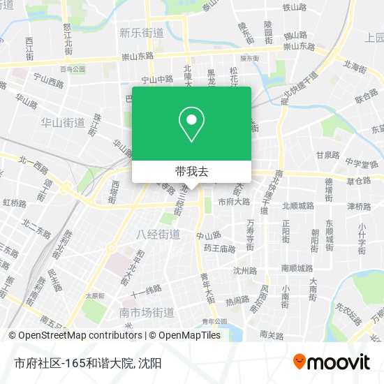 市府社区-165和谐大院地图