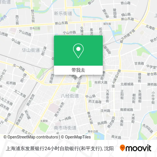 上海浦东发展银行24小时自助银行(和平支行)地图