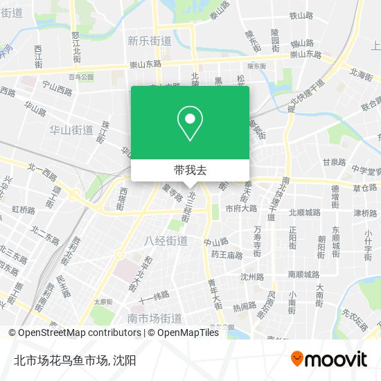 北市场花鸟鱼市场地图