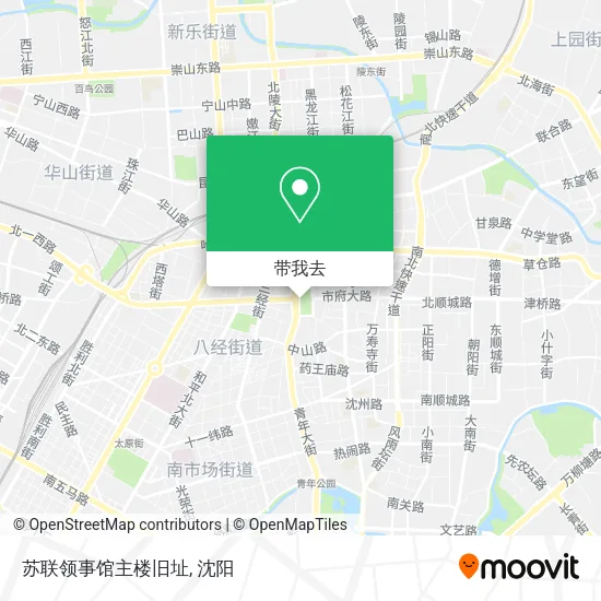 苏联领事馆主楼旧址地图