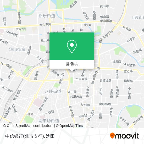中信银行(北市支行)地图