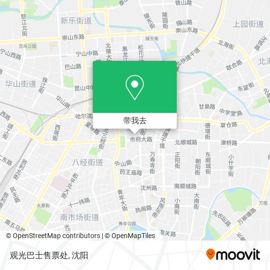 观光巴士售票处地图