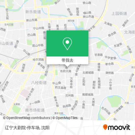 辽宁大剧院-停车场地图