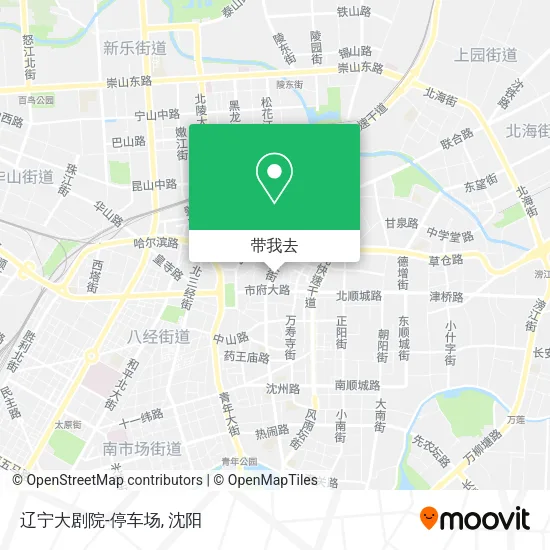 辽宁大剧院-停车场地图