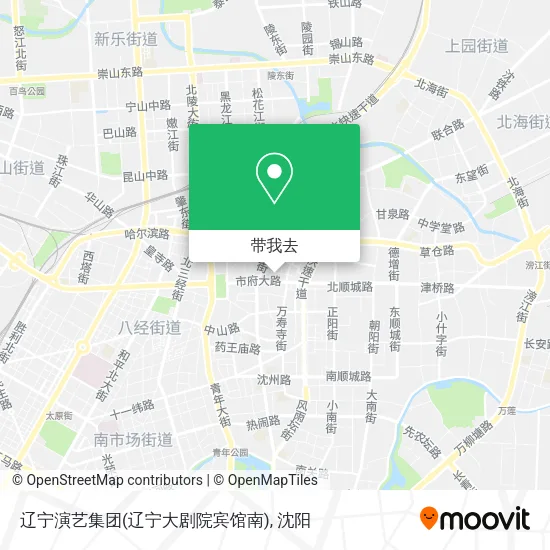 辽宁演艺集团(辽宁大剧院宾馆南)地图