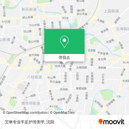 艾琳专业手足护理美甲地图