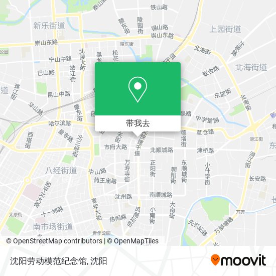 沈阳劳动模范纪念馆地图