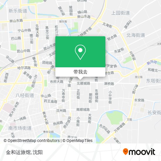 金和运旅馆地图