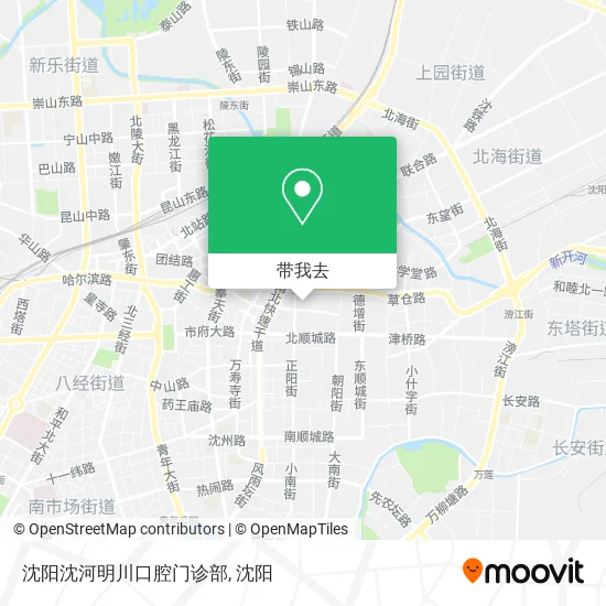 沈阳沈河明川口腔门诊部地图