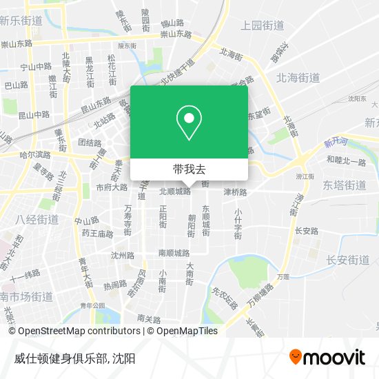 威仕顿健身俱乐部地图