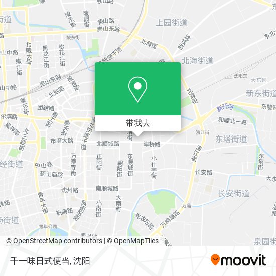 千一味日式便当地图