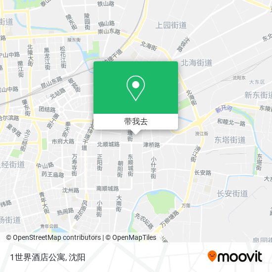 1世界酒店公寓地图
