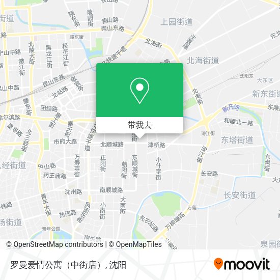 罗曼爱情公寓（中街店）地图