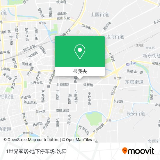 1世界家居-地下停车场地图