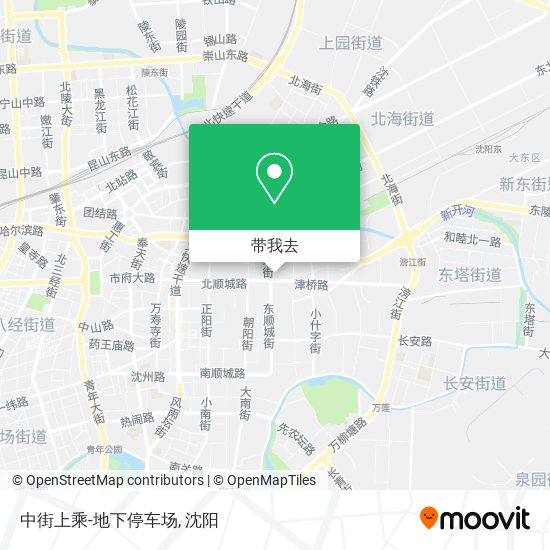 中街上乘-地下停车场地图