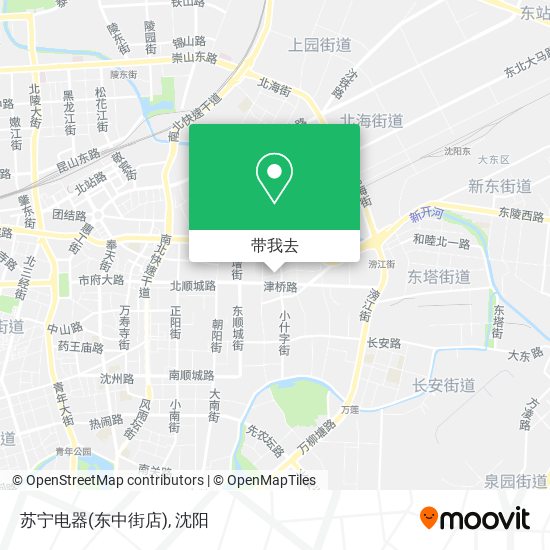 苏宁电器(东中街店)地图