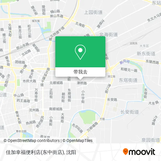 佳加幸福便利店(东中街店)地图