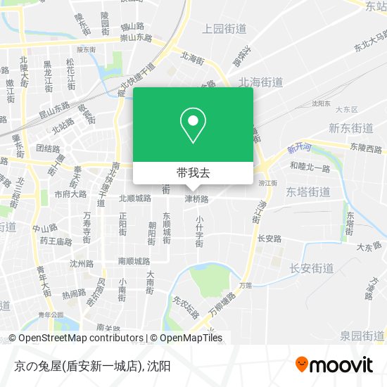 京の兔屋(盾安新一城店)地图