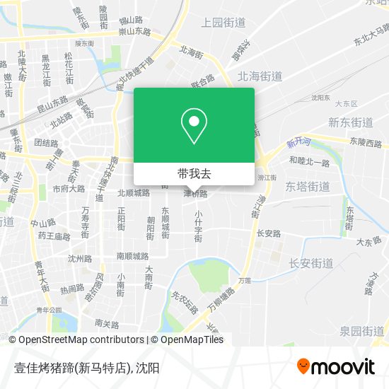 壹佳烤猪蹄(新马特店)地图