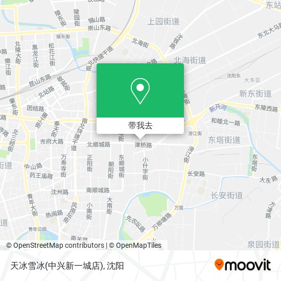 天冰雪冰(中兴新一城店)地图