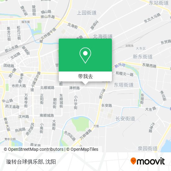 璇转台球俱乐部地图