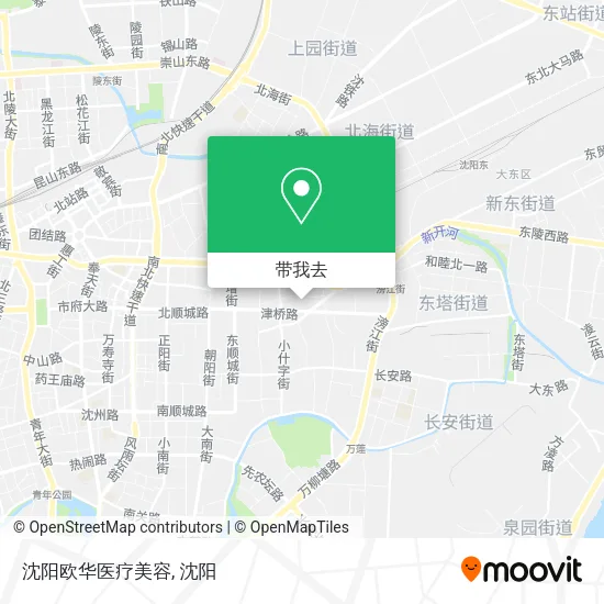 沈阳欧华医疗美容地图