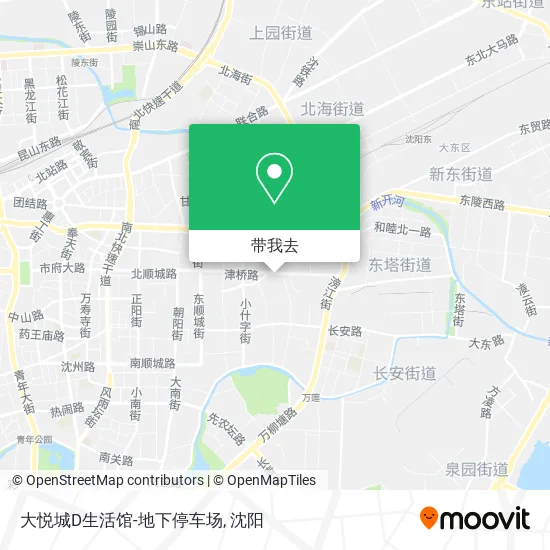 大悦城D生活馆-地下停车场地图