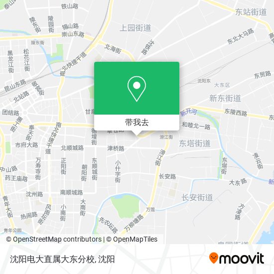 沈阳电大直属大东分校地图