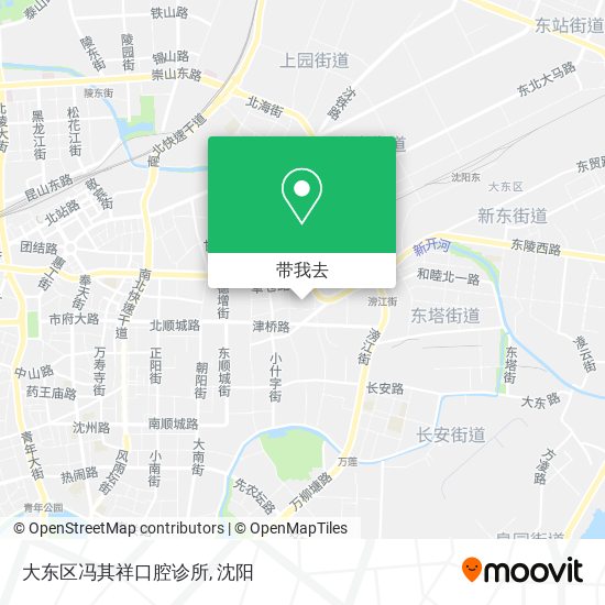 大东区冯其祥口腔诊所地图