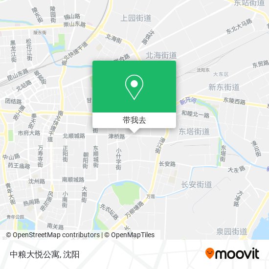 中粮大悦公寓地图
