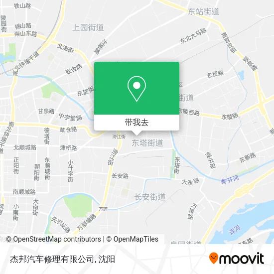 杰邦汽车修理有限公司地图
