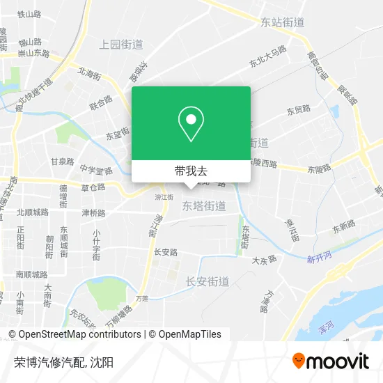 荣博汽修汽配地图