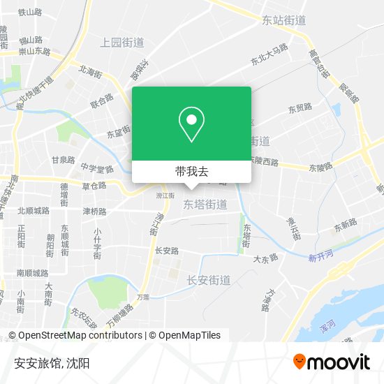 安安旅馆地图