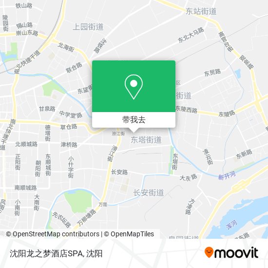 沈阳龙之梦酒店SPA地图