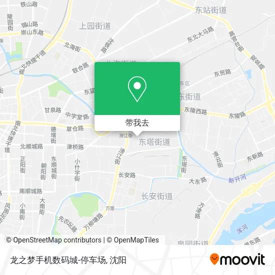 龙之梦手机数码城-停车场地图