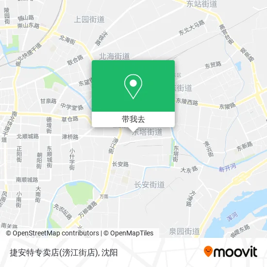 捷安特专卖店(滂江街店)地图