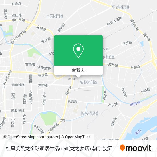 红星美凯龙全球家居生活mall(龙之梦店)南门地图