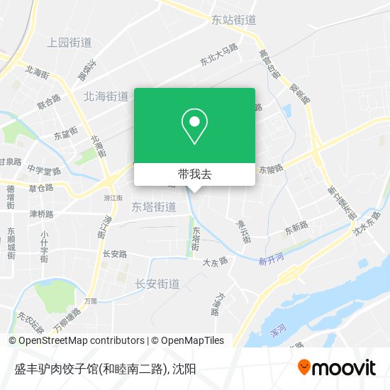 盛丰驴肉饺子馆(和睦南二路)地图