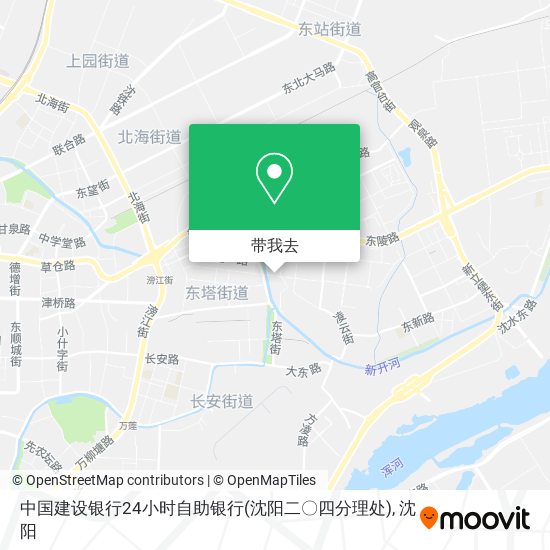 中国建设银行24小时自助银行(沈阳二〇四分理处)地图