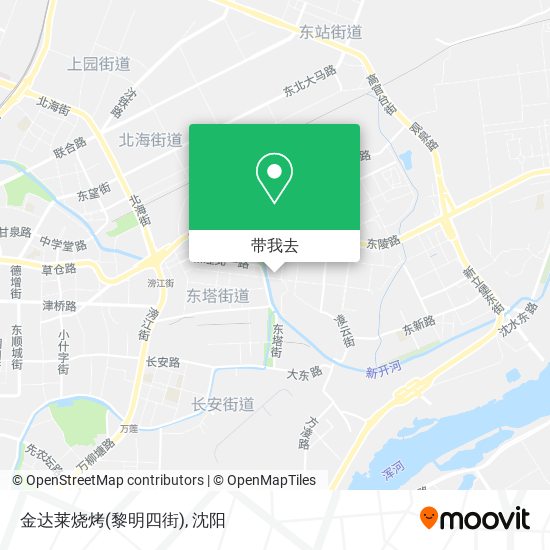 金达莱烧烤(黎明四街)地图
