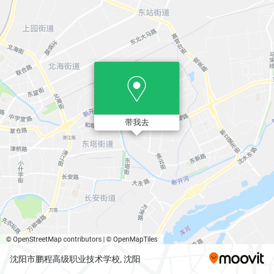 沈阳市鹏程高级职业技术学校地图
