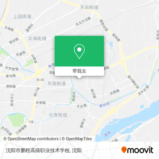 沈阳市鹏程高级职业技术学校地图