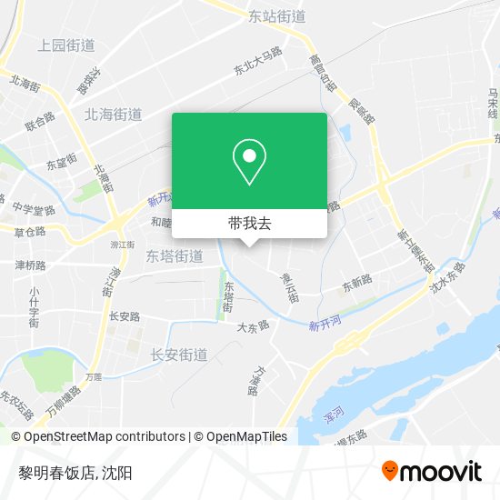 黎明春饭店地图