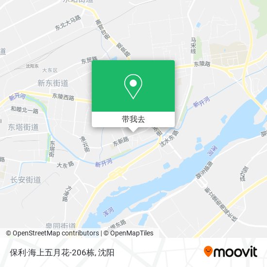 保利·海上五月花-206栋地图
