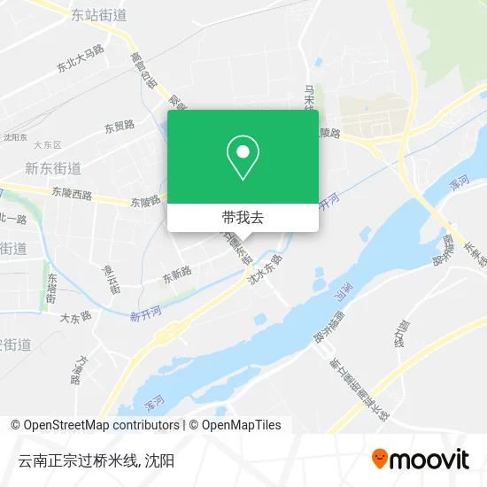 云南正宗过桥米线地图
