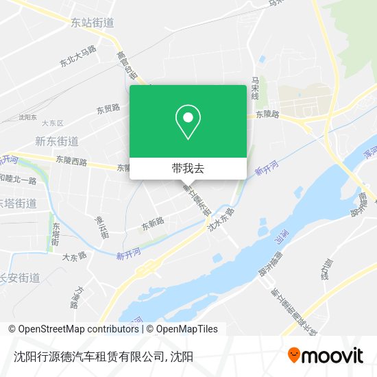 沈阳行源德汽车租赁有限公司地图