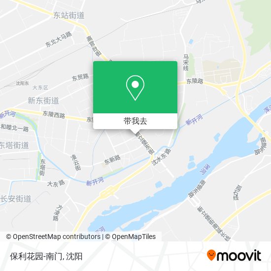 保利花园-南门地图