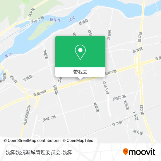 沈阳沈抚新城管理委员会地图