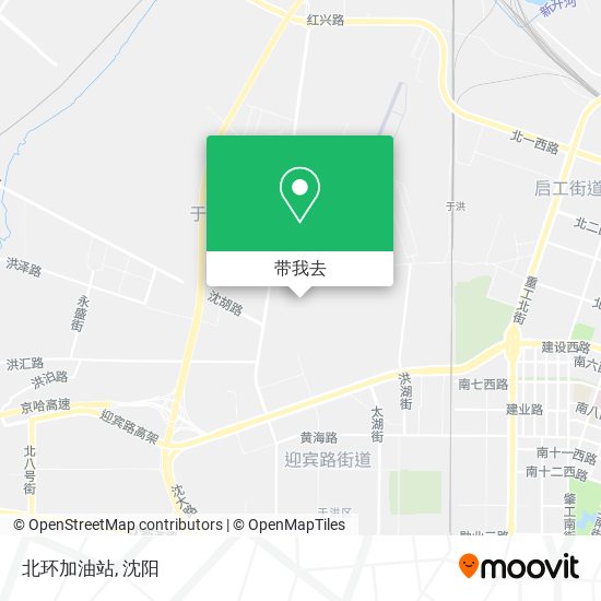 北环加油站地图