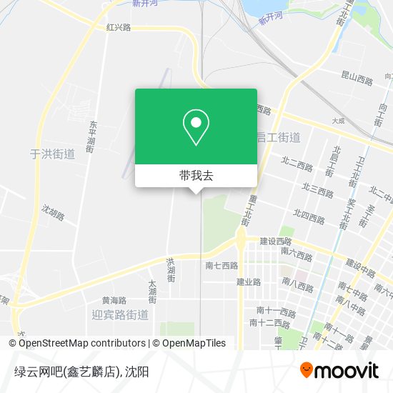 绿云网吧(鑫艺麟店)地图